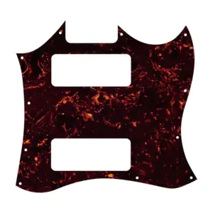 Fiery Lava Marbled Pickguard for Epiphone G310 SG