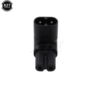 Black IEC 320 C8 to C7 Power Extension Connector 6 H843d23dc1f8547cabf5f8e44a6f1beadc