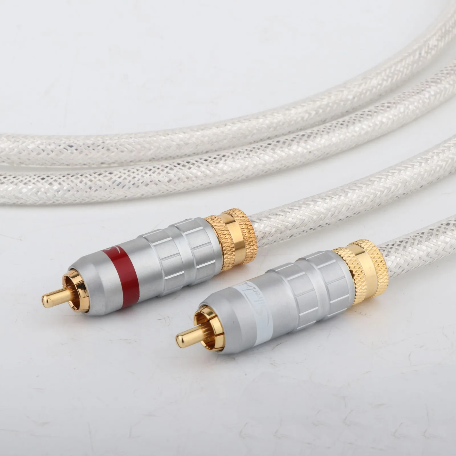 High-Purity Silver RCA Interconnect Cables (0.3m-3m) 5 High-Purity Silver RCA Interconnect Cables (0.3m-3m) - Image 5