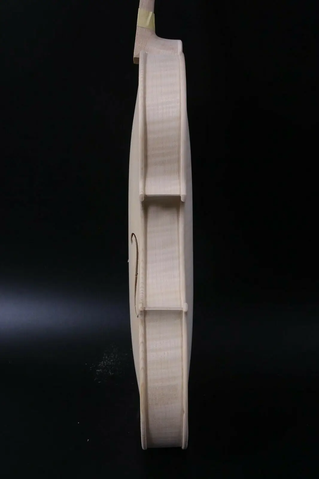 Unfinished 4/4 Violin with Flame Maple Back 6 Unfinished 4/4 Violin with Flame Maple Back - Image 6