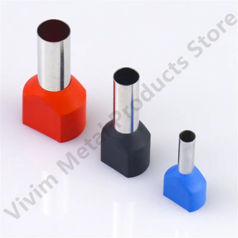 TE2510 Double Wire Crimp Terminal Set, 100 pcs 5 TE2510 Double Wire Crimp Terminal Set, 100 pcs - Image 5