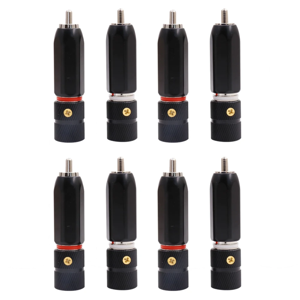 Premium 4-Pack RCA Plug Connectors Set for Audio 4 Premium 4-Pack RCA Plug Connectors Set for Audio - Image 4