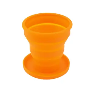 Collapsible 200ml Silicone Travel Cup with Lid 16 H8f05b5a930f5479c87ddd1c00e82ca05f