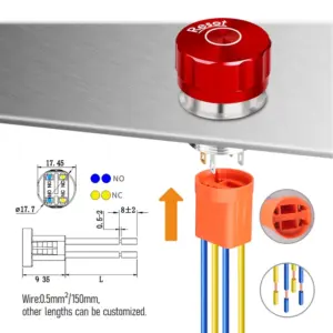 Stainless Steel Emergency Stop Switch 19/22mm 13 H90a00a73a2c848ea82a08ca0eedc7be2g