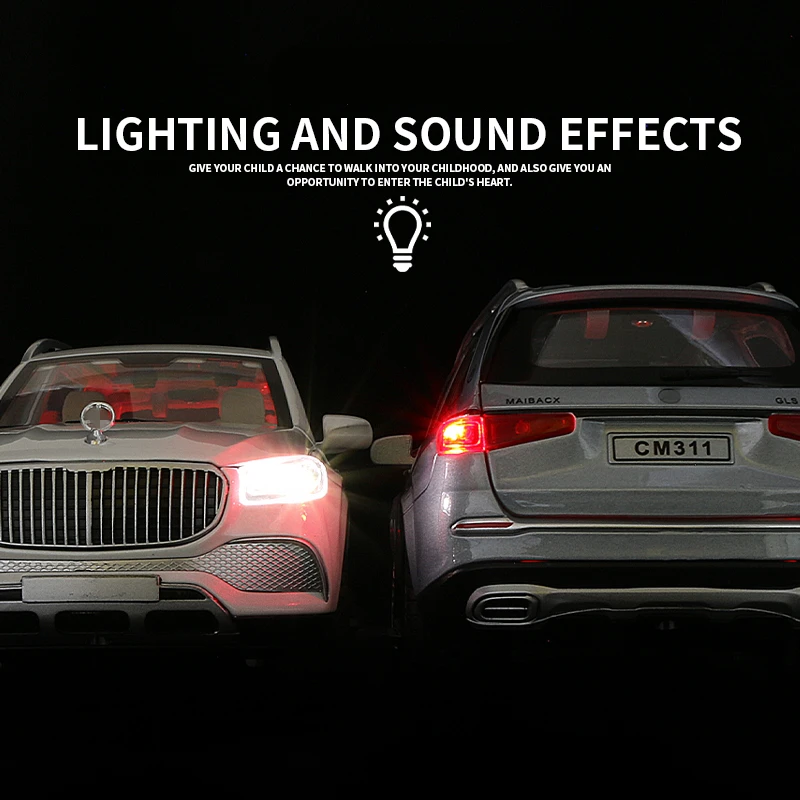 Luxury Maybach GLS600 1:24 Diecast Model 2 Luxury Maybach GLS600 1:24 Diecast Model - Image 2