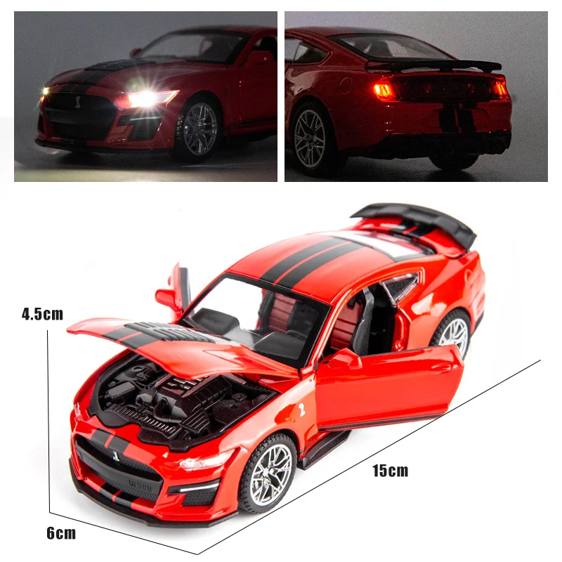 Ford Mustang Shelby GT500 Diecast Model 1:32 Scale 4 Ford Mustang Shelby GT500 Diecast Model 1:32 Scale - Image 4