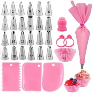 Professional Silicone Pastry Bag Set for Decorating 16 H94acc5651eb54bc88d107a3e1851d15dE