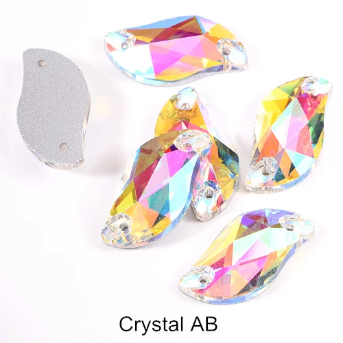 Vibrant Leaf-Shaped Rhinestones Set 7 Vibrant Leaf-Shaped Rhinestones Set - Image 7