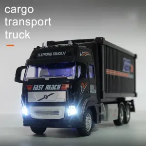 1:32 Scale Diecast Container Truck Collectible 12 H97f06812b8904629a0c402fb878881ddd