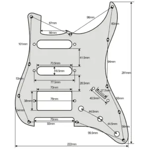 Prewired SSH Guitar Pickguard with Alnico 5 12 H9a2f2b545a774981905cf15605650057s 1