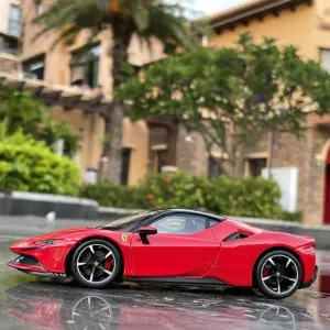 Ferrari SF90 1:24 Diecast Model Collectible 9 H9a74b25ccb7b47fd868ebda066019d65F