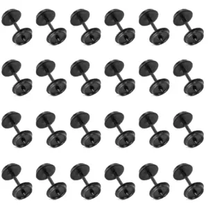 HO Scale Model Train Wheels Set 24pcs 7 H9ba4bd09647547e8a4cd5a9d46333e7eu