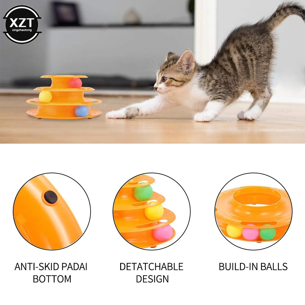 Colorful Pet Toy with Multi-Level Tracks 6 Colorful Pet Toy with Multi-Level Tracks - Image 6