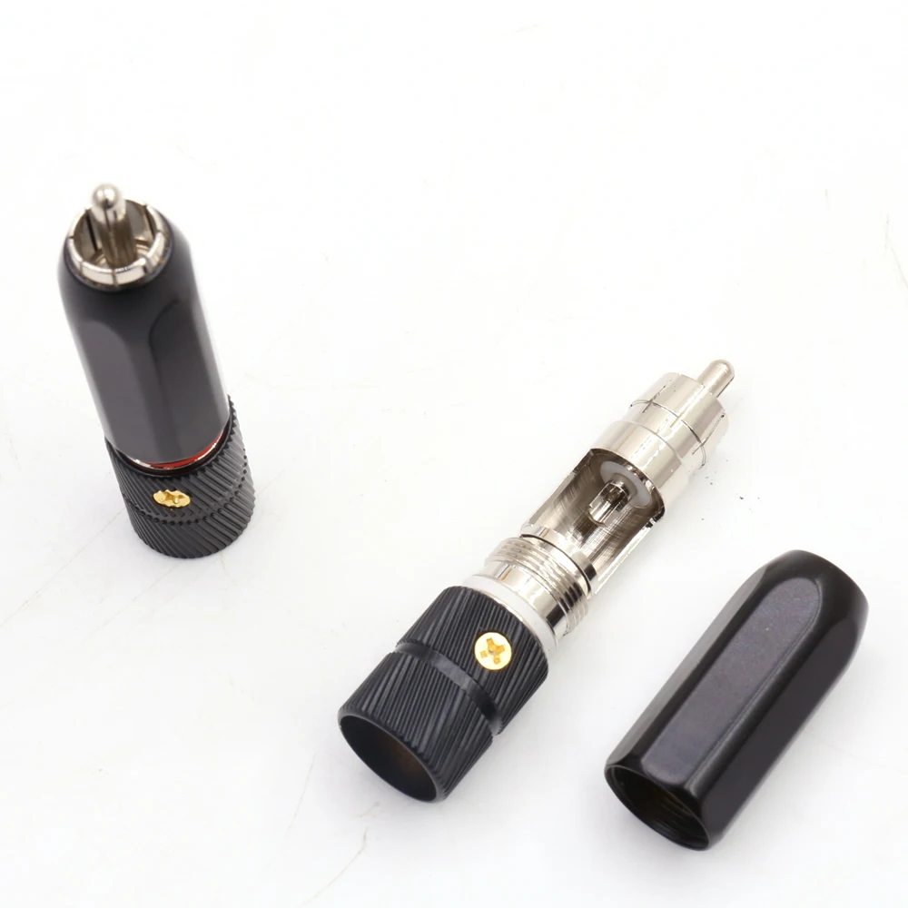 Premium 4-Pack RCA Plug Connectors Set for Audio 5 Premium 4-Pack RCA Plug Connectors Set for Audio - Image 5