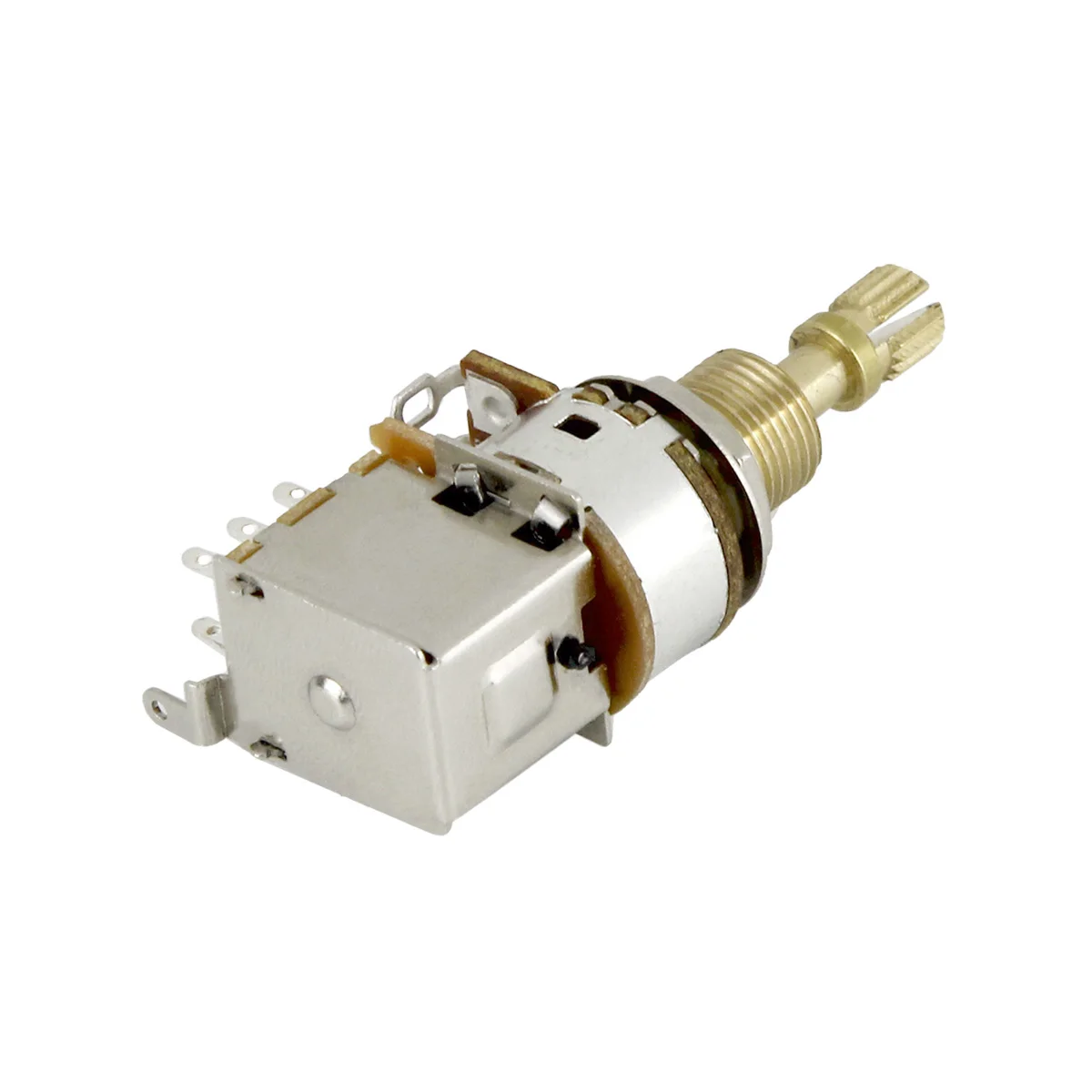 Long Shaft Guitar Push Push Potentiometer 250K Ohm 2 Long Shaft Guitar Push Push Potentiometer 250K Ohm - Image 2