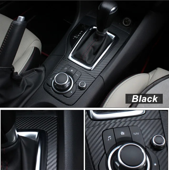 Mazda 3 Axela Carbon Fiber Gear Panel Sticker 9 Mazda 3 Axela Carbon Fiber Gear Panel Sticker - Image 9