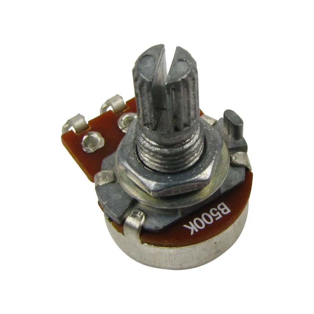 12-Pack Mini Guitar Potentiometers 500K B500K Linear 5 12-Pack Mini Guitar Potentiometers 500K B500K Linear - Image 5