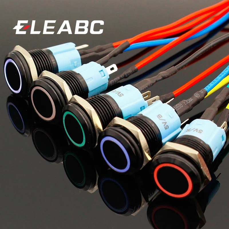 16mm Waterproof Metal Push Button Switch for Control Panels 2 16mm Waterproof Metal Push Button Switch for Control Panels - Image 2