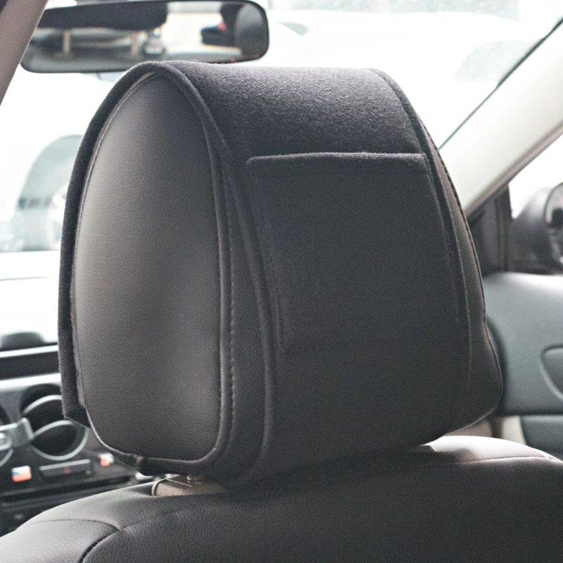 Ralliart Car Headrest Cover for Mitsubishi Models 2 Ralliart Car Headrest Cover for Mitsubishi Models - Image 2