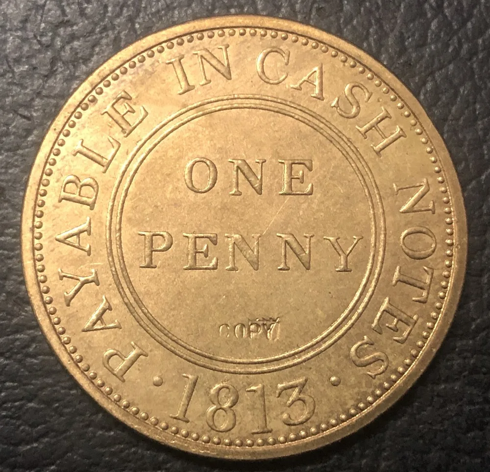 1813 Vintage One Penny Replica Coin 1 1813 Vintage One Penny Replica Coin