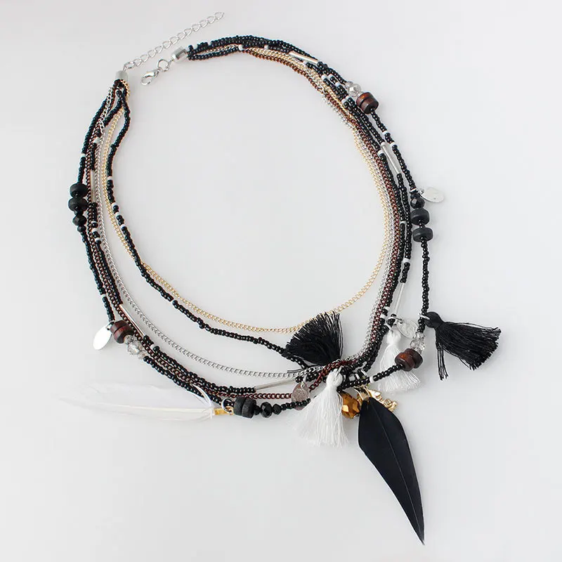 Vibrant Bohemian Necklace with Geometric Pendant 10 Vibrant Bohemian Necklace with Geometric Pendant - Image 10