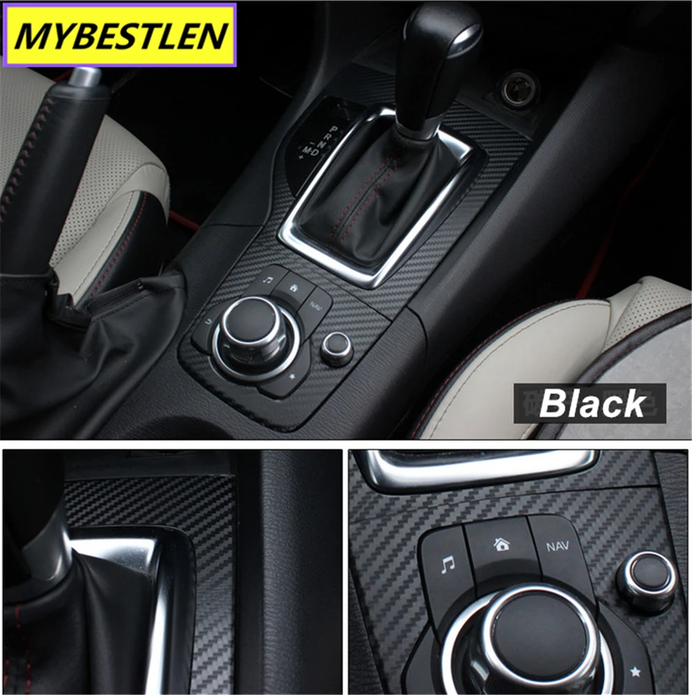 Mazda 3 Axela Carbon Fiber Gear Panel Sticker 4 Mazda 3 Axela Carbon Fiber Gear Panel Sticker - Image 4