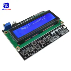 Dual-Color 16x2 LCD Keypad Shield for Microcontrollers 10 HTB1I dbaYys3KVjSZFnq6xFzpXaJ