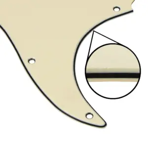 Cream-colored 3-Ply Guitar Pickguard for SSH Models 8 HTB1MeNROFXXXXb4XVXXq6xXFXXXI 1