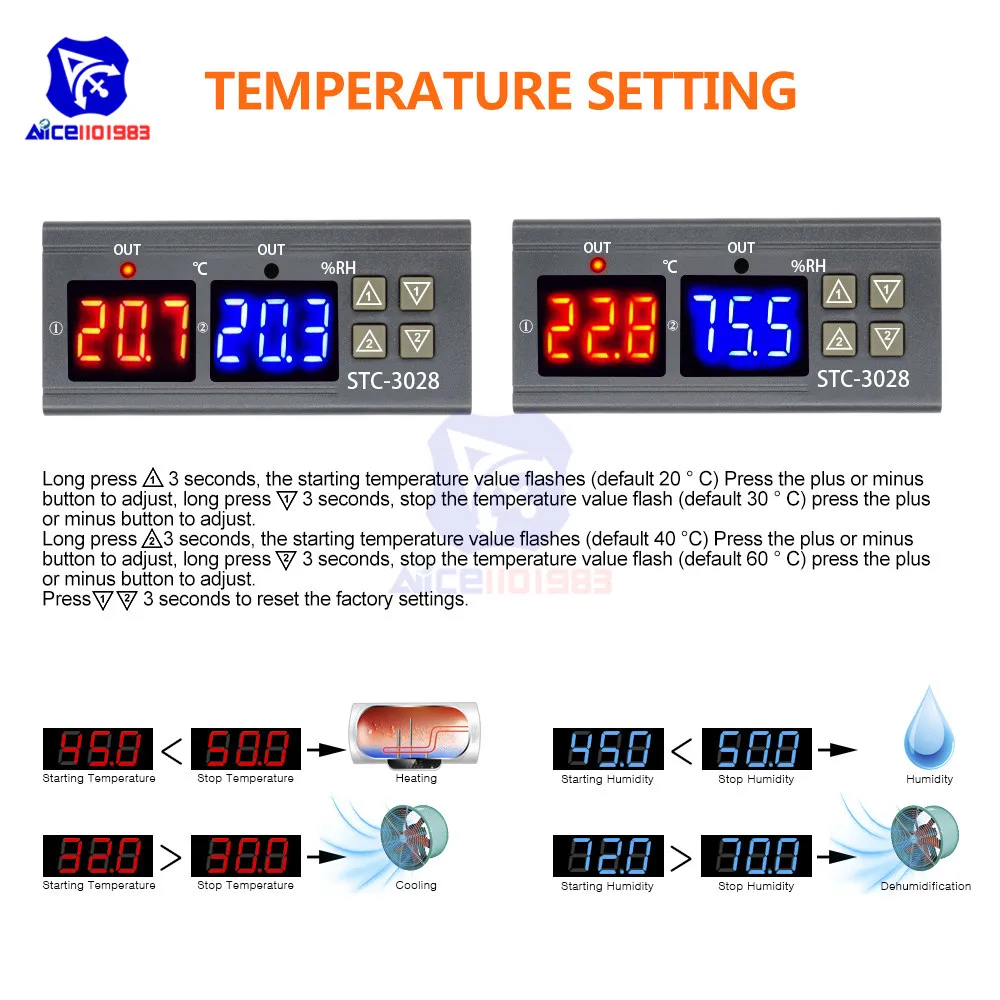 STC-3028 Digital Climate Controller for Incubators 4 STC-3028 Digital Climate Controller for Incubators - Image 4