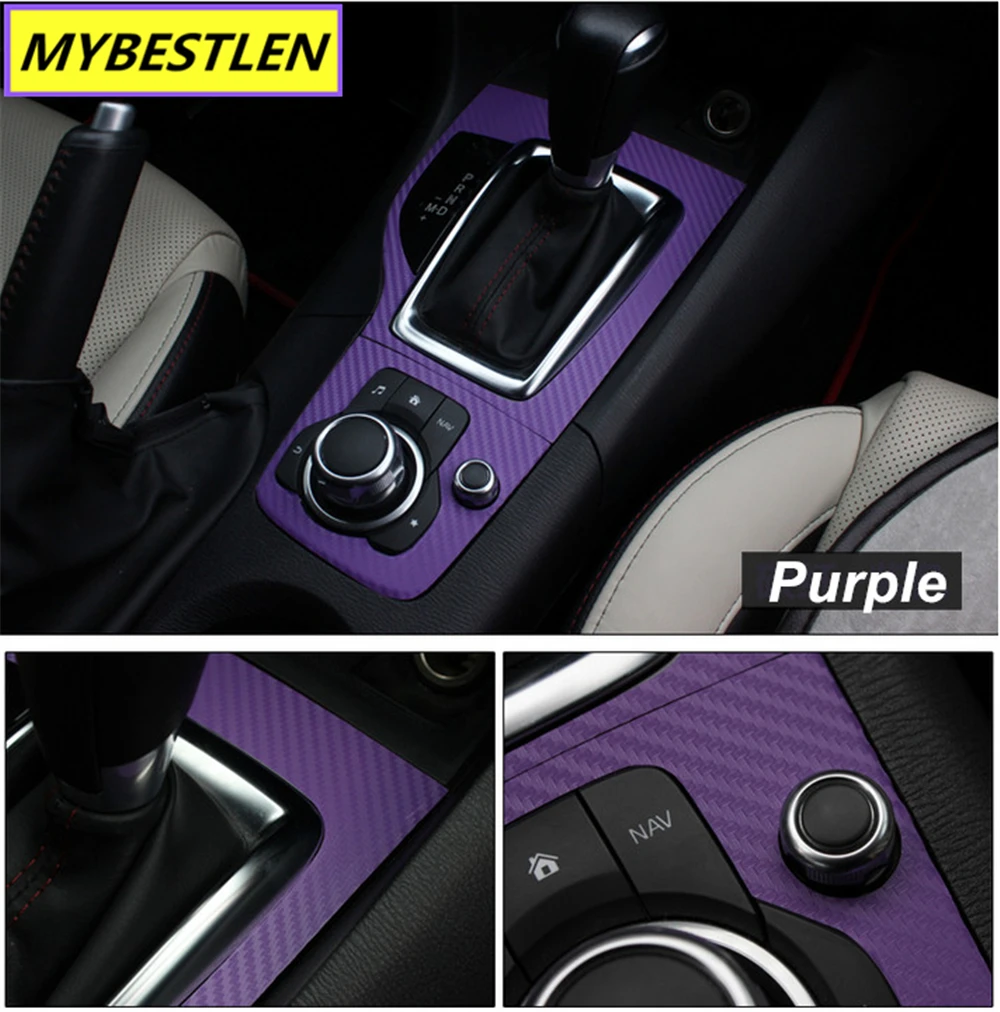 Mazda 3 Axela Carbon Fiber Gear Panel Sticker 2 Mazda 3 Axela Carbon Fiber Gear Panel Sticker - Image 2