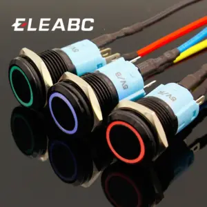 16mm Waterproof Metal Push Button Switch for Control Panels