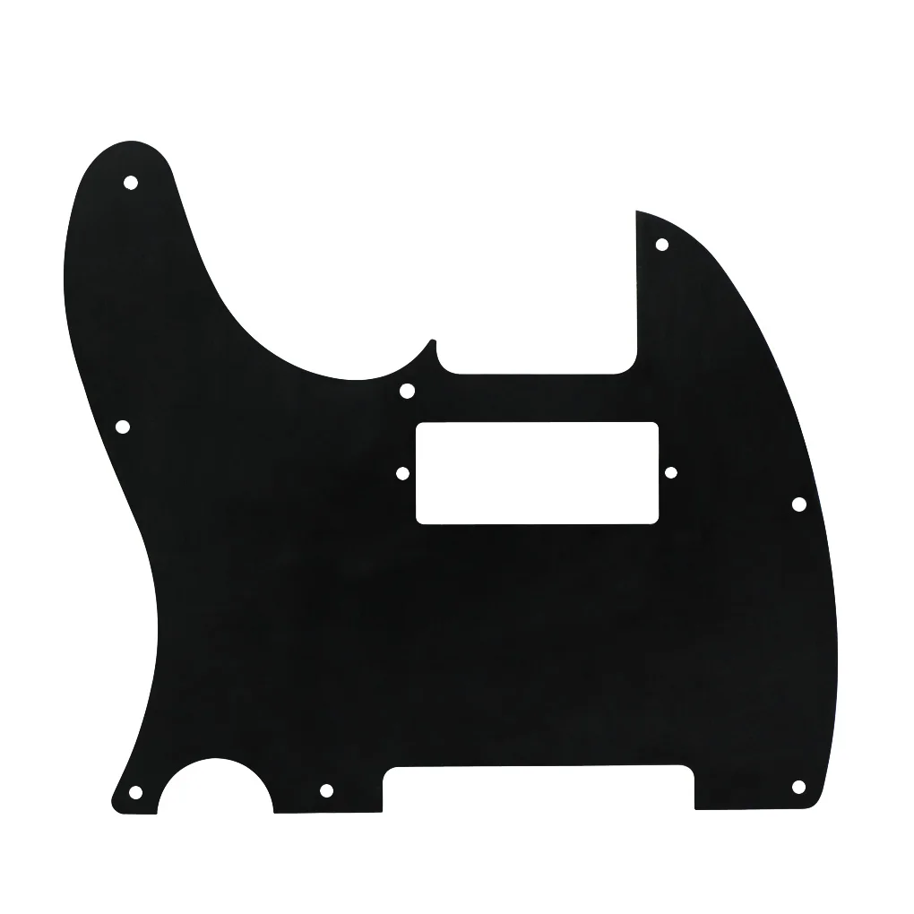 Black 3-Ply TL Guitar Pickguard with Humbucker Cutout 4 Black 3-Ply TL Guitar Pickguard with Humbucker Cutout - Image 4