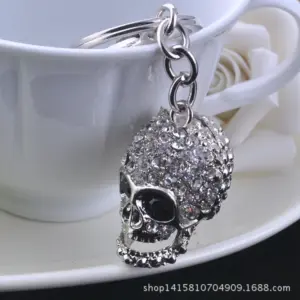 Sparkling Skull Key Holder with Rhinestones 7 HTB1TnERtFGWBuNjy0Fbq6z4sXXax
