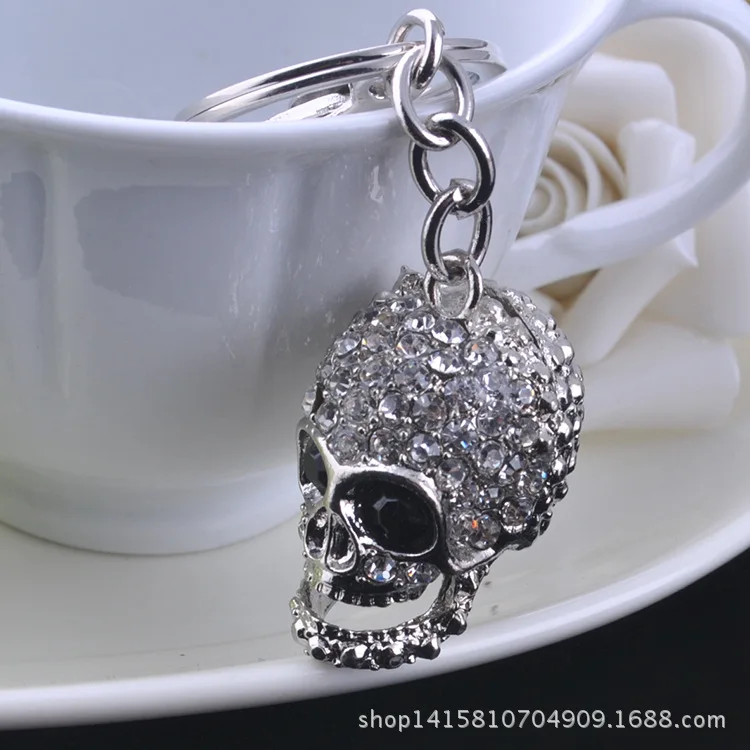 Sparkling Skull Key Holder with Rhinestones 4 Sparkling Skull Key Holder with Rhinestones - Image 4