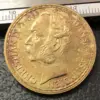 1904 Danish West Indies Coin Replica 28mm Gold Tone