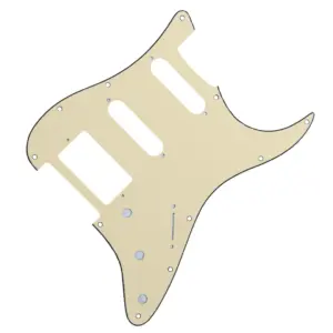 Cream-colored 3-Ply Guitar Pickguard for SSH Models 7 HTB1 2B1OFXXXXcQXFXXq6xXFXXXk 1