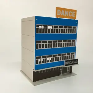 Dance Studio Building Model for HO Scale Layouts 10 HTB1avMcXiDxK1Rjy1zcq6yGeXXaZ