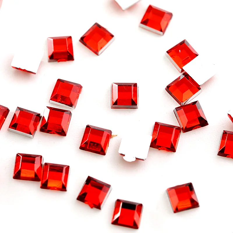 Vibrant 23-Color Square Acrylic Rhinestones Set 5 Vibrant 23-Color Square Acrylic Rhinestones Set - Image 5