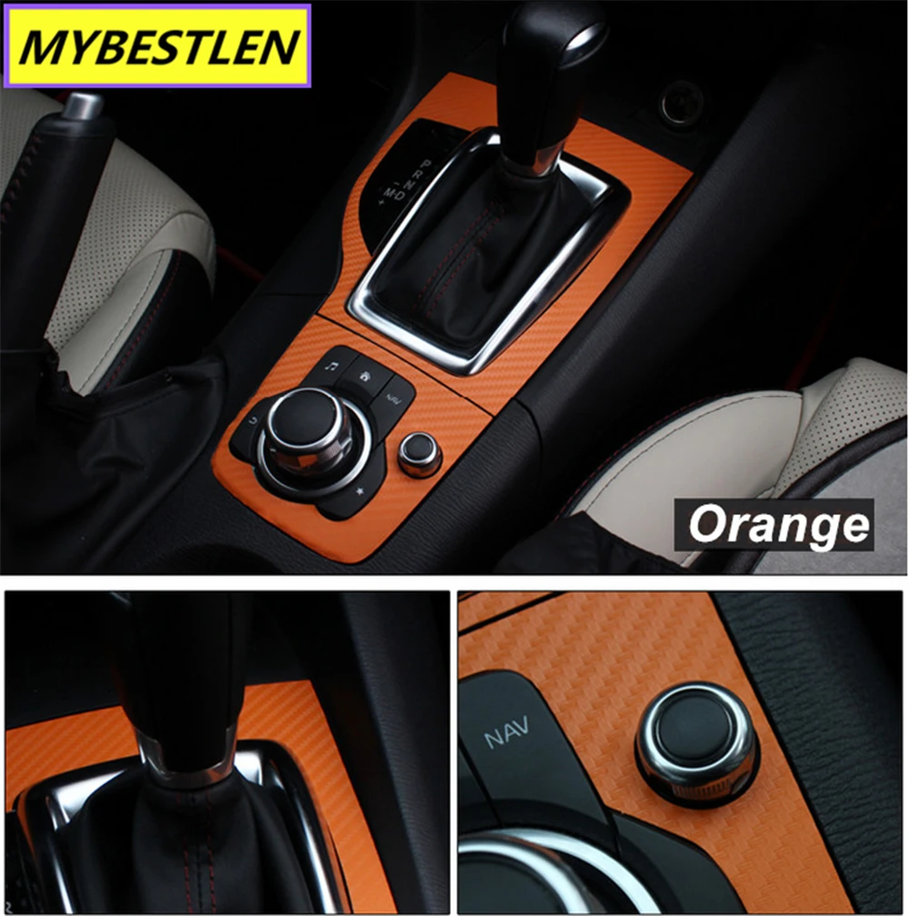 Mazda 3 Axela Carbon Fiber Gear Panel Sticker 3 Mazda 3 Axela Carbon Fiber Gear Panel Sticker - Image 3