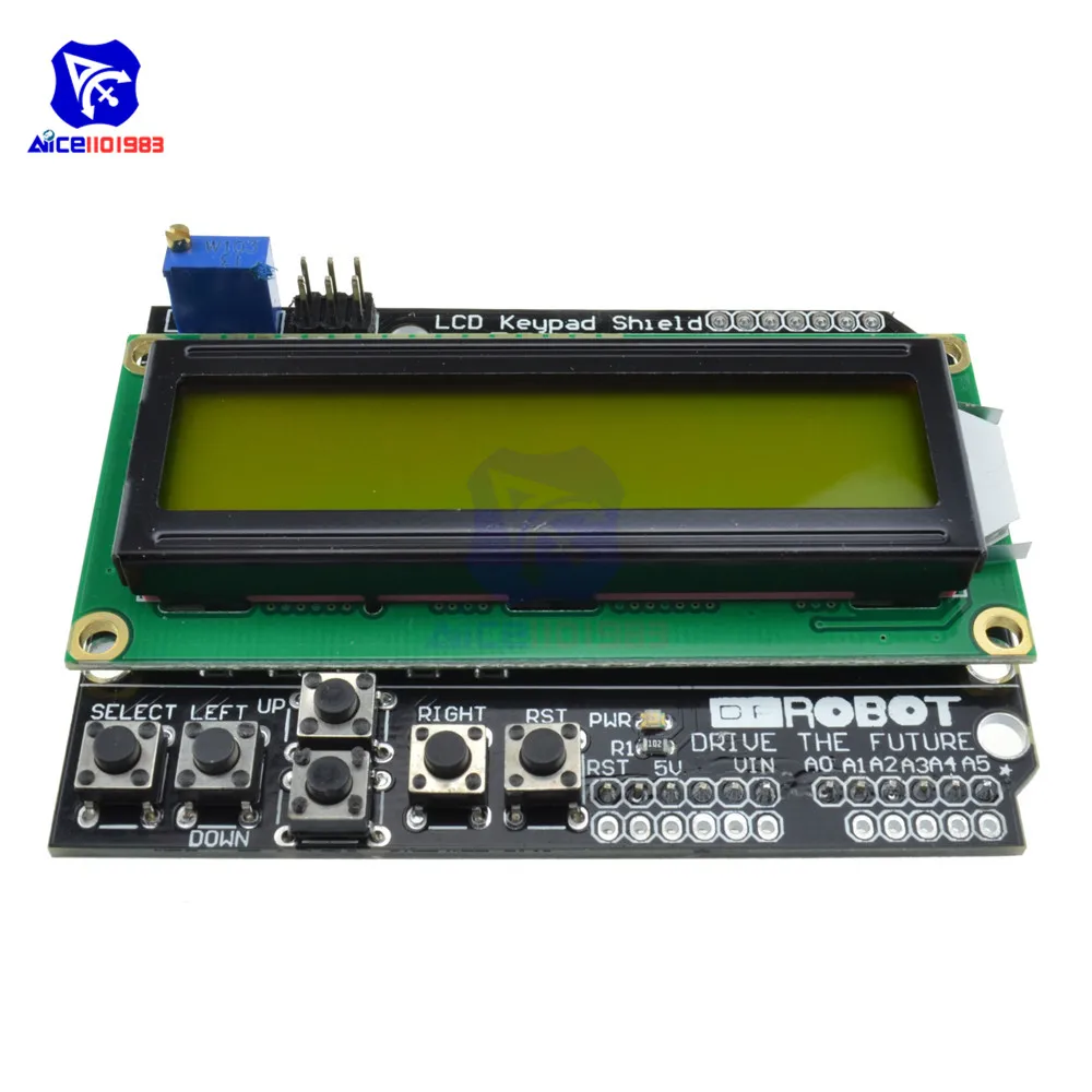 Dual-Color 16x2 LCD Keypad Shield for Microcontrollers 6 Dual-Color 16x2 LCD Keypad Shield for Microcontrollers - Image 6