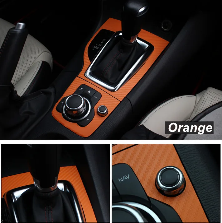 Mazda 3 Axela Carbon Fiber Gear Panel Sticker 8 Mazda 3 Axela Carbon Fiber Gear Panel Sticker - Image 8