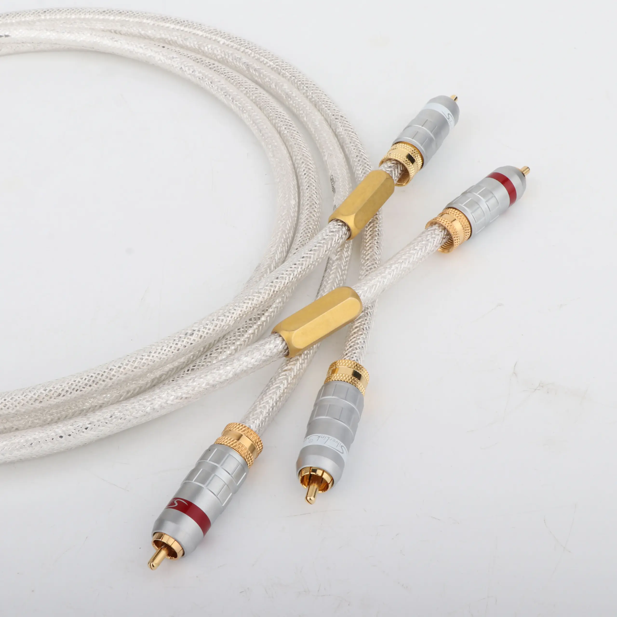 High-Purity Silver RCA Interconnect Cables (0.3m-3m) 2 High-Purity Silver RCA Interconnect Cables (0.3m-3m) - Image 2