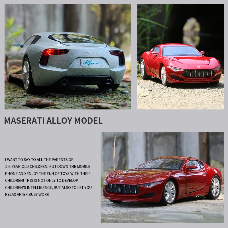 1:32 Maserati Alfieri Coupe Diecast Model 6 1:32 Maserati Alfieri Coupe Diecast Model - Image 6