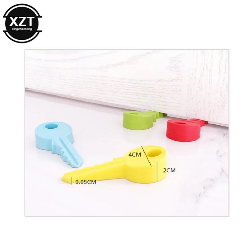 Colorful Silicone Key-Shaped Door Stopper 5 Colorful Silicone Key-Shaped Door Stopper - Image 5