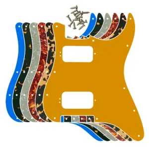 Custom 72' Style Strat Pickguard for HH Deluxe