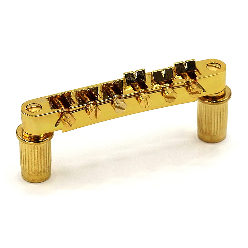 LP Electric Guitar Bridge with Silver Finish 3 LP Electric Guitar Bridge with Silver Finish - Image 3