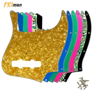Gold Finish Pickguard for Vintage Jazz Bass