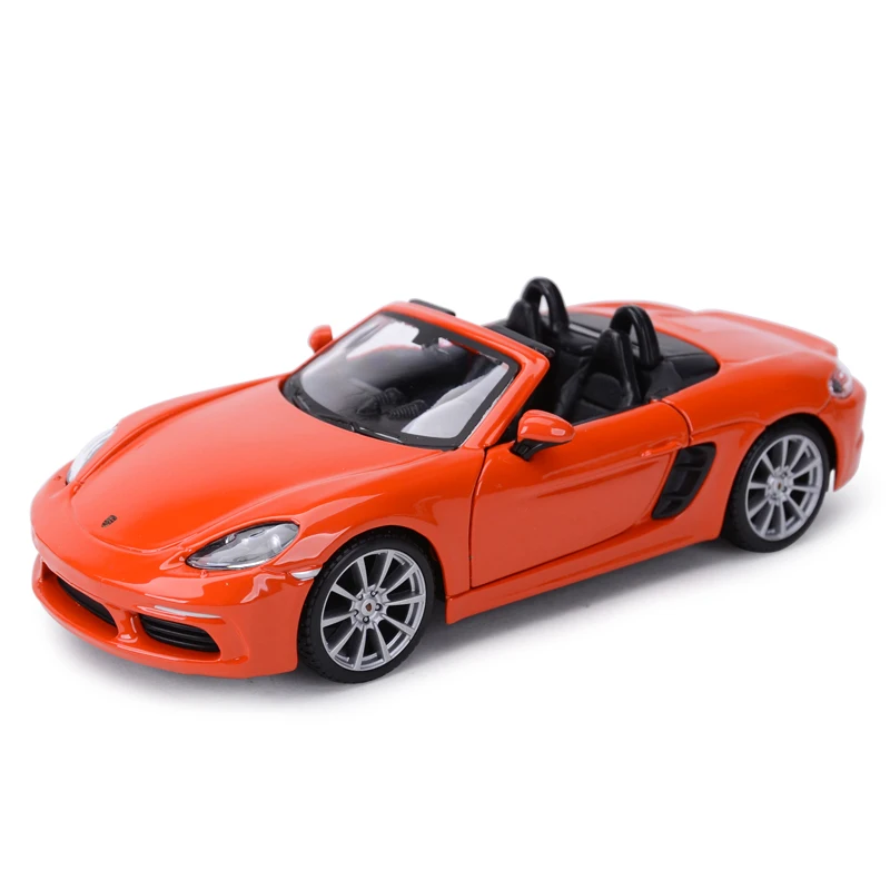 Blue Porsche 718 Boxster 1:24 Scale Model 6 Blue Porsche 718 Boxster 1:24 Scale Model - Image 6