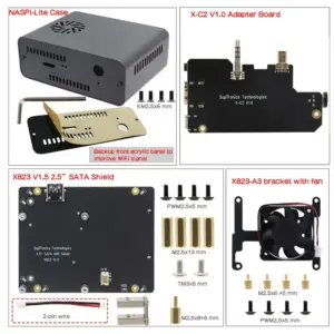 Aluminum NASPi-Lite Case for Raspberry Pi 4 11 Hb8b4bac6bcdf4d5e955e609d1831b1e8n