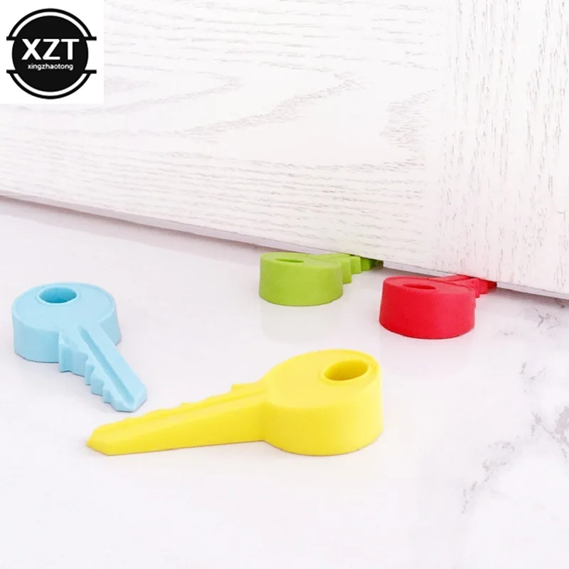 Colorful Silicone Key-Shaped Door Stopper 2 Colorful Silicone Key-Shaped Door Stopper - Image 2